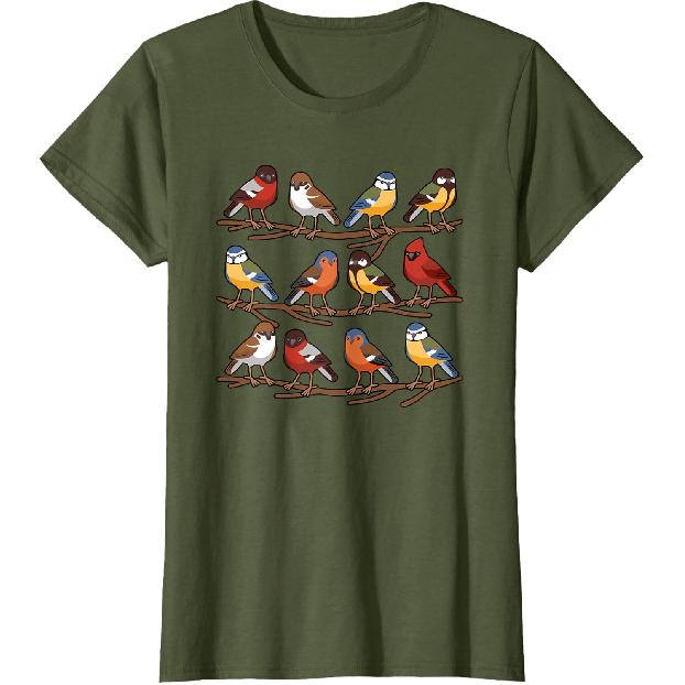 Bird Lover Birding Birdwatching Men T-Shirt