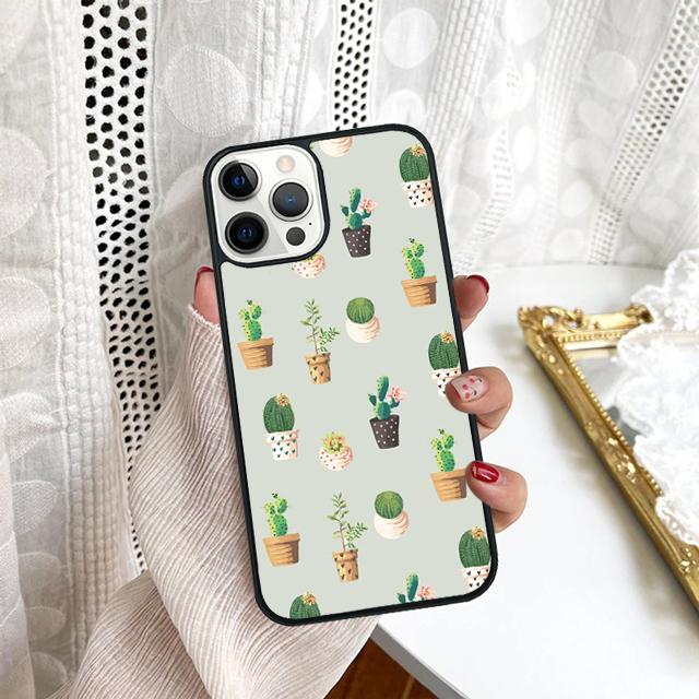 Чехол для телефона с акварельными суккулентами и кактусами для Samsung Galaxy S10 S22 S23 S24 Note 10 20 Lite S20 Plus S21 Ultra Задняя крышка