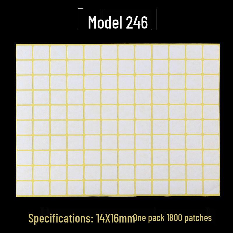 A5 Self-Adhesive Blank Label Stickers for Printing and Handwriting - White Name and Number Stickers