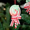 Украшение для дома Мини Рождественская елка Рождественская конфета Подвеска витая Новогодняя подвесная вечеринка