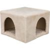 Cozy Plush Shelter - 36 × 25 × 36 Cm - Beige - For Rabbits and Small Rodents