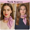 Scarf Bags for Women 4Pcs Elegant Handbag Scarfs Band Hair Neck Scarves Multifunctional Boho Scarves Headbands Satin Narrow Scarf for Bag Hair