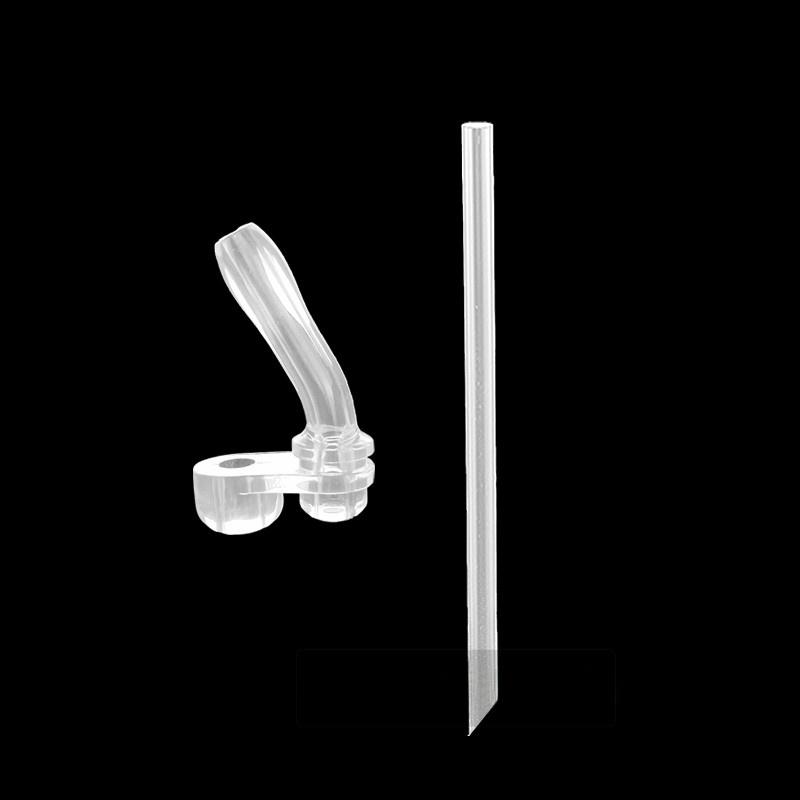 HQ Tiger Mountain Double Drink Straw Cup Silicone Replacement Straw Water Bottle Direct Drinking Straw Mug Accessories