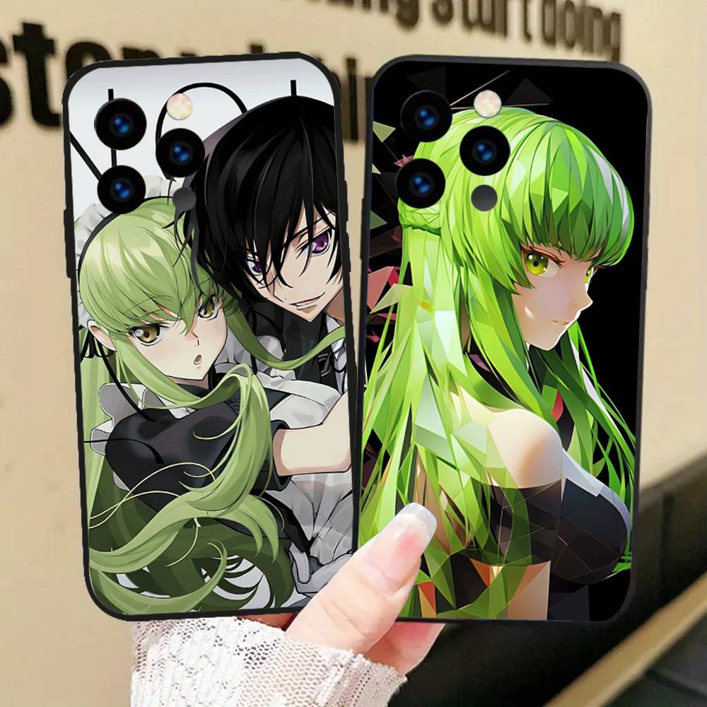 CODE GEASS Лелуш Восставший Анимационный Чехол Для Телефона Для IPhone 17 Air 16 15 14 13 Pro Max 11 12 Черный Силиконовый Чехол