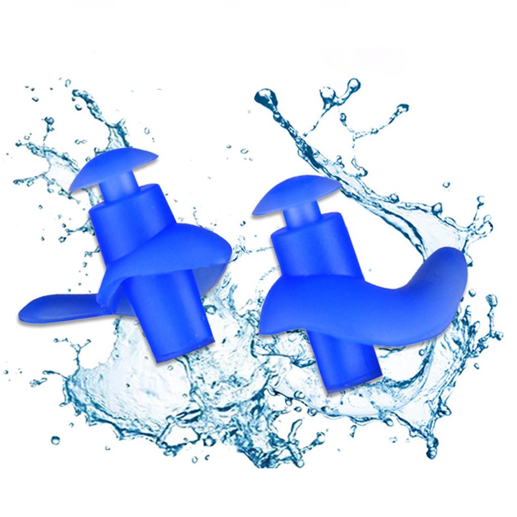 Swimming Ear Plugs Waterproof Reusable Silicone Swimming Ear Plugs Adults Swimming Ear Plugs for
