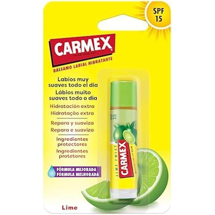 Бальзам для губ в стике - CARMEX - Лаймовый твист - SPF 15 - 4,25 г - Увлажнение и защита