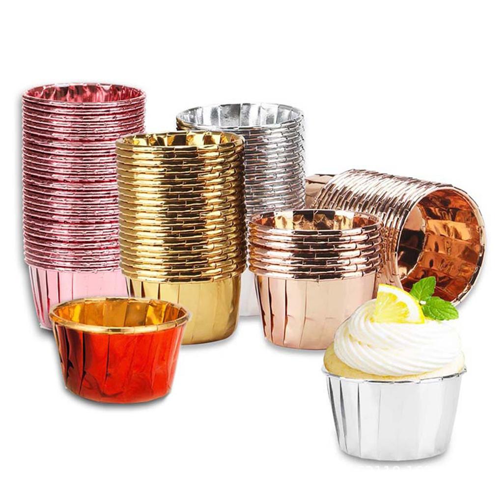 Алюминиевая фольга Формы для выпечки кексов и маффинов Формочки для кексов Формочки для кексов Пищевые формы для кексов Инструмент для торта Кухонный гаджет