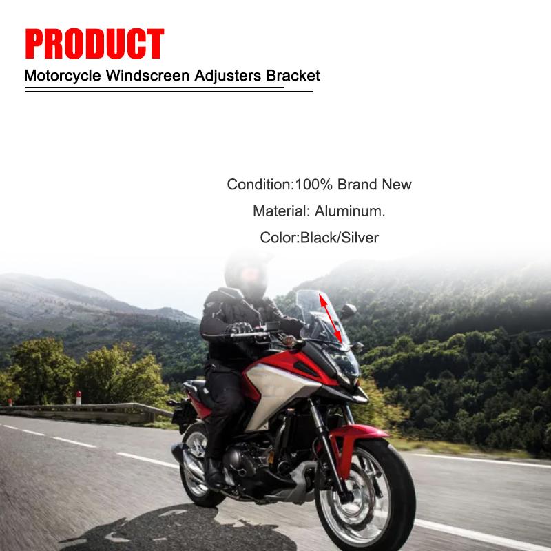 Для HONDA NC750X NC 750X NC750XD/XA 2016 2017 2018 регуляторы ветрового стекла мотоцикла, регулируемый поток воздуха, ветровое стекло