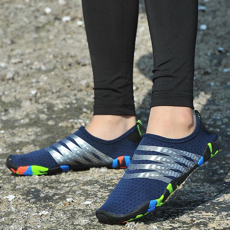 Мужские и женские пляжные туфли для снорклинга, дайвинга, для пары, для ходьбы по воде, для плавания в красной реке, с мягкой подошвой, обувь-скин