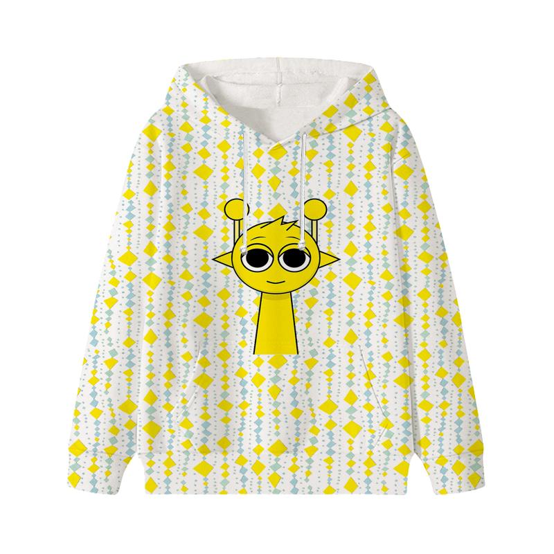 Sprunki Incredibox Hoodie Cartoon Game Children's Cute Children Autumn Sweatshirt Manga Clothes Kid Girl Boy Top Hoody Hoodies