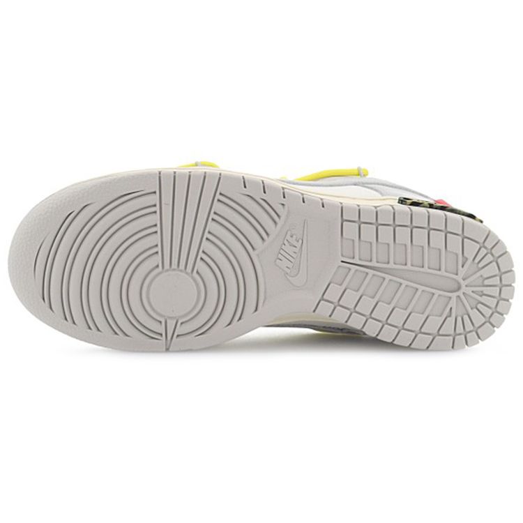 Off-White x Nike Dunk Low Лот 27 из 50 Унисекс Кроссовки Парусный Нейтрально-серый DM1602-120