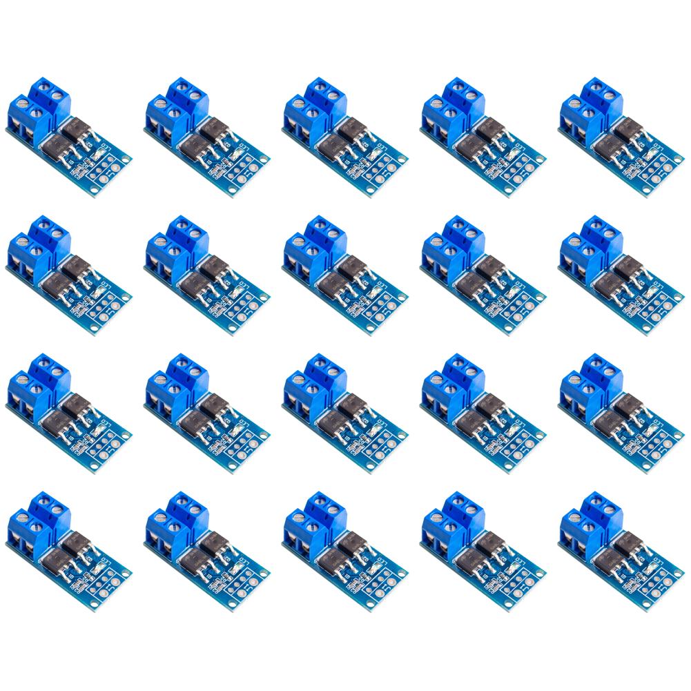 10-30Pcs PWM Adjustment Electronic Switch Control Board DC 5V-36V 400W MOSFET Switch Drive Module for Lamp Brightness Control