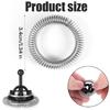 2pcs Spring Coils for Nespresso Aeroccino 3/4 / Plus Whisk, Stainless Steel Milk Frother Whisk Spiral Coils Ring Replacement Parts for Nespresso Milk