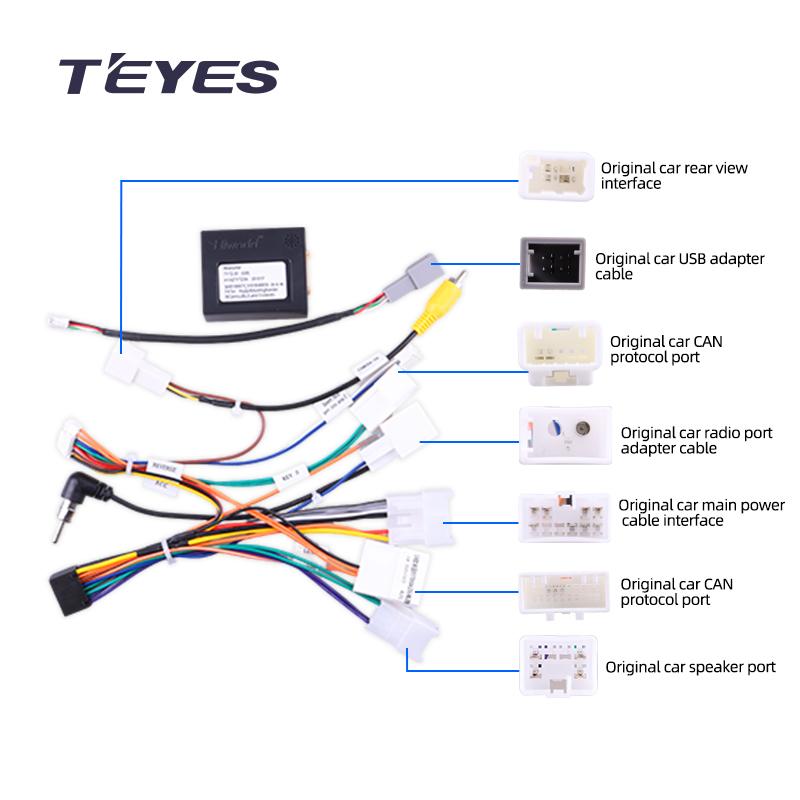 TEYES Для Toyota Prius Plus V Alpha Для Toyota Prius XW50 Toyota Prius XW30 Toyota Prius 3 XW30 кабель и canbus