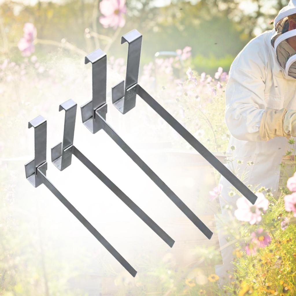 2Pcs Bee Hive Frame Grip Tools Outdoor Garden Accessories Stainless Steel for
