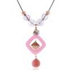 JMXD-Acrylic Necklace Women, Painted Bead Pendant Sweater Chain, New Accessories Fashion Jewelry