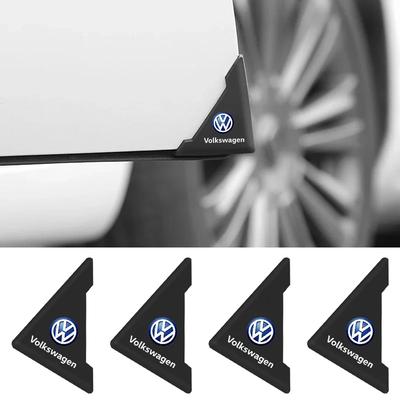 2 шт. Стайлинг автомобиля Накладка на угол двери Защита от царапин Для Volkswagen VW Golf Polo Passat Tiguan Rline GTI Автоаксессуары