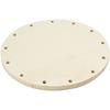 Round Wooden Plate with 9 Holes (6mm) On the Edges. Ref 47455