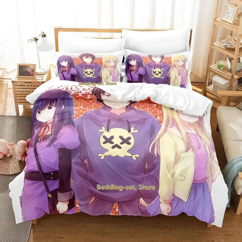 Kawaii Hi Score Girl Постельное белье Комплект односпальных двуспальных кроватей для взрослых и детей, пододеяльники, наборы для девочек, аниме-кровать