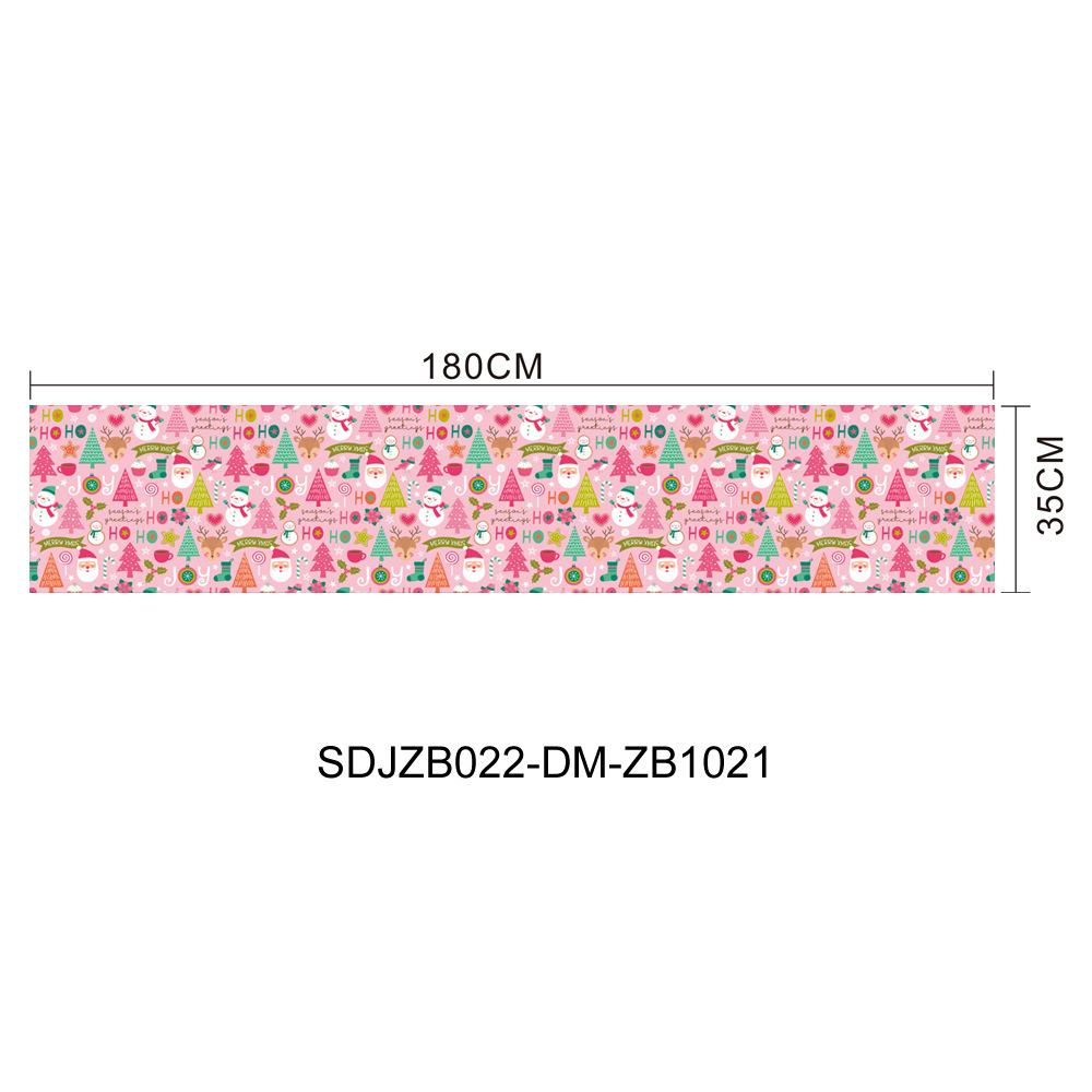 Рождественский настольный флаг 35*180 см атмосферное украшение скатерть с принтом настольный флаг украшение на Рождество