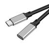 USB Type C Extension Cable 3m LpoieJun 10Gbps High Speed Data Communication / 4K@60Hz Video Output / 100W PD Quick Charging PVC Material USB C Type C