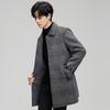 Мужское полупальто 2-в-1 из пуха и двухсторонней шерсти FAPAI