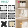 BSEED Zigbee Модули кнопочных выключателей для штор/диммеров/роллетов Умные выключатели Детали Стеклянная рамка DIY Комбинация Переключатель для жалюзи Серия E