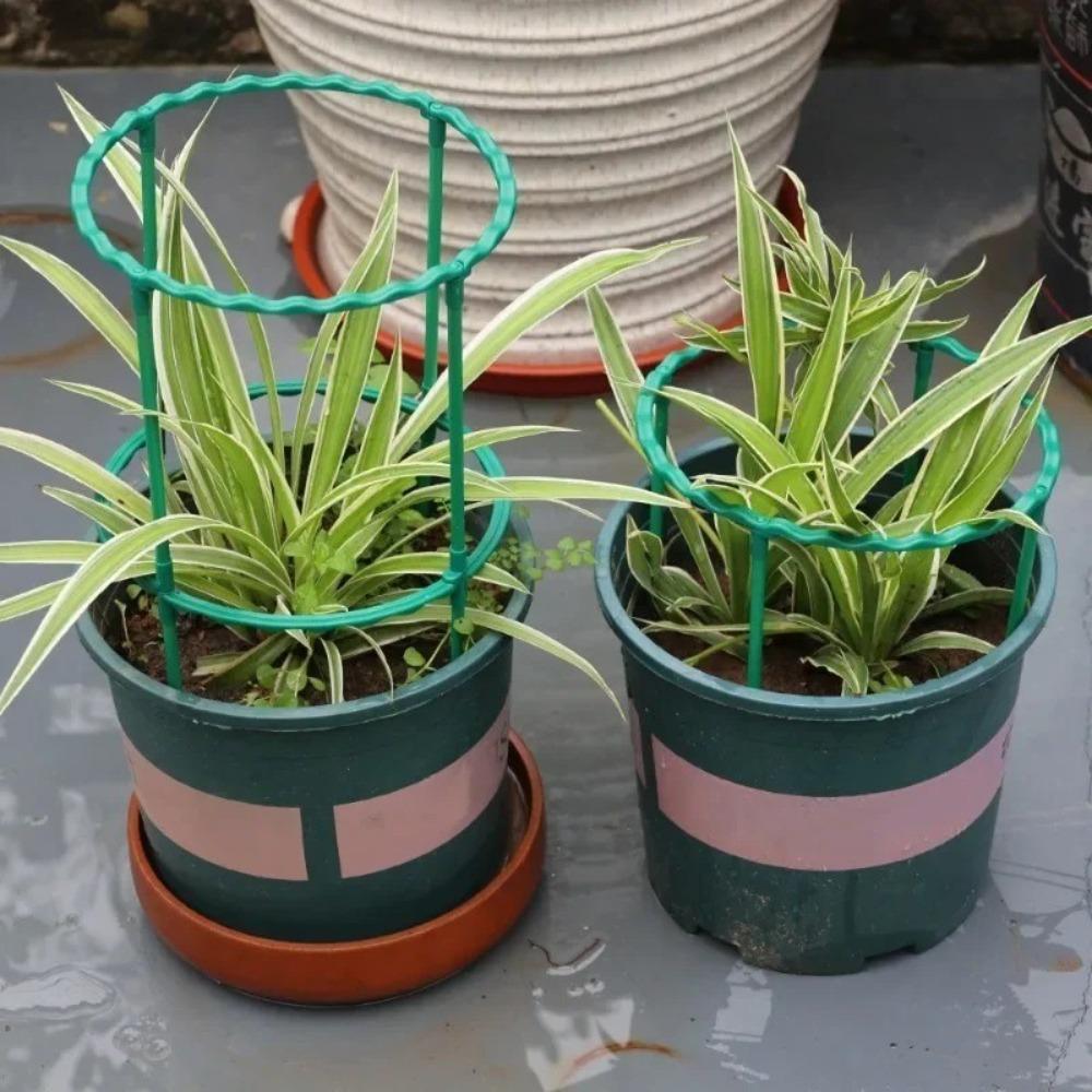 Removable Plant Support Ring Plastic Plant Potted Support Frame Plant Trellis Bracket Tools