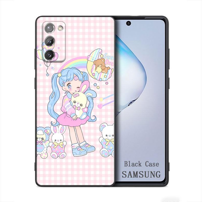 Kawaii аниме милая красивая девушка Samsung Galaxy A91 A73 A72 A71 A53 A52 A7 M62 M22 M30s M31s M33 M52 F23 F41 F42 5G чехол для телефона