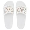 Emporio Armani EA7 Шлепанцы-сандалии без задника и пальцев, нескользящие, унисекс, белые 7X000108AF15118MZ095