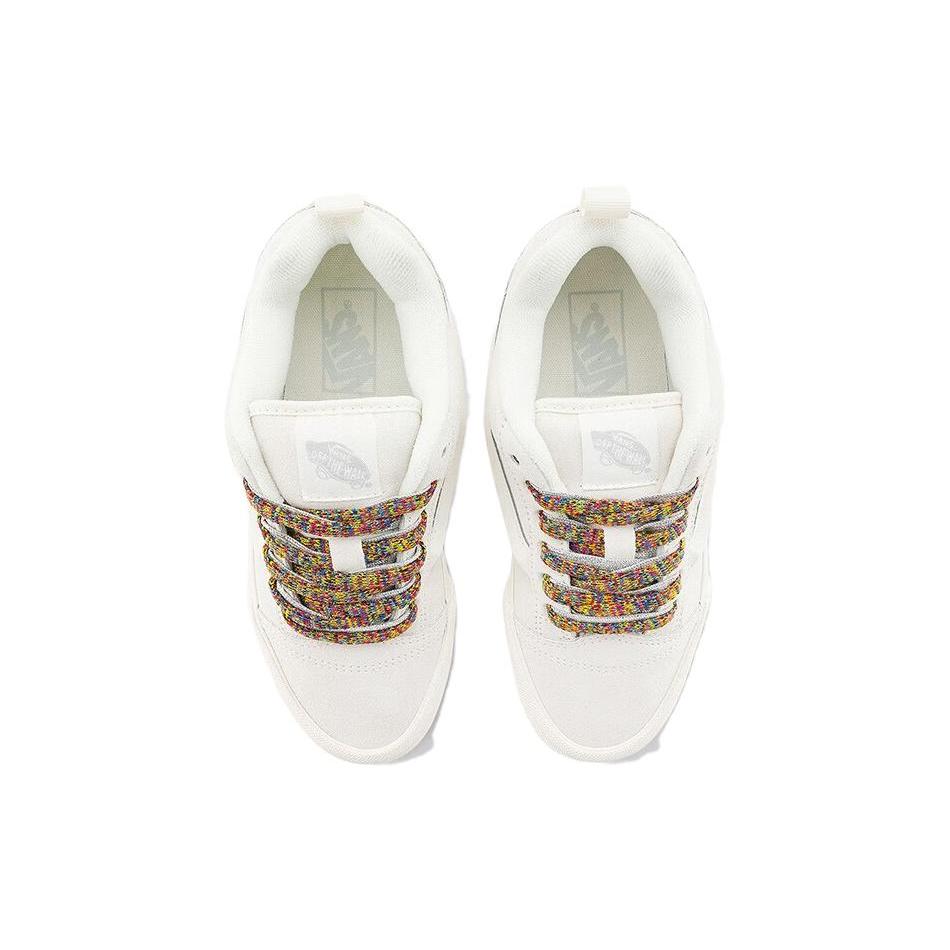 Vans Knu Stack 'White Multi-Color Laces' (Unisex) Multi-Color Skateboard Shoes VN000CRS448