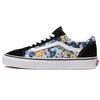 Old Skool Floral Low Top Skate Shoes Women Sneaker Black Blue VN0A5KRFFF1