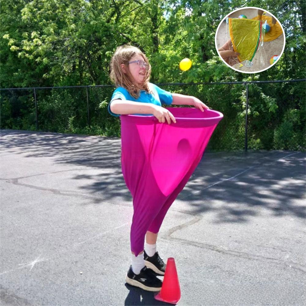 Funny Granny Pants Yard Game Set with 4 Balls and 2 Marker Cones Interactive Freaky Party Games Pants