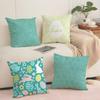 Happy Easter Cushion Cover Soft Short Plush Pillow Cover Smooth Cozy Texture Aesthetic Cushion Case Home Decor