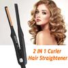 Short Fluffy Hair Flat Iron Hair Straightener Ceramic Tourmaline Mini Curling And Straightening For Short Beard And Hair Tools
