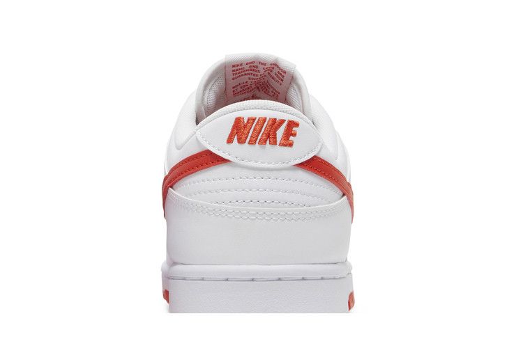 Nike Dunk Low Retro White Picante Red