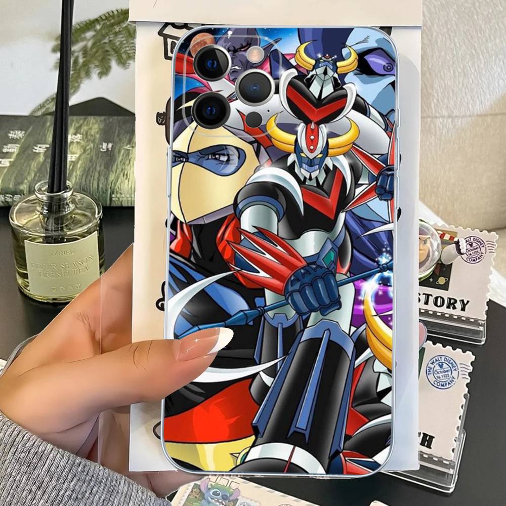 UFO R-Robot G-Goldorak For IPhone 17 16 15 14 13 12 11 Pro Max Plus Phone Case High End Silicone