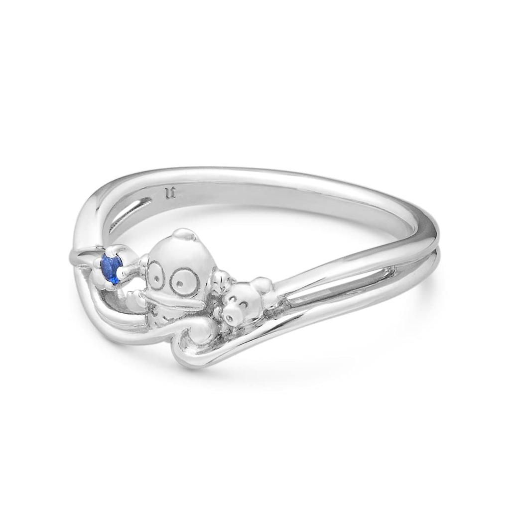 Sanrio Hangyodon Goods Ring HANGYODON Ring Silver Accessories Present [U-Treasure] Women's (No. 7)