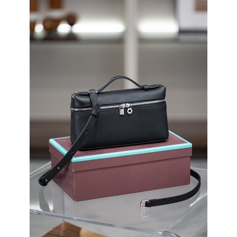 2025 Маленькая сумка-ланч-бокс, сумка из высококачественной кожи, женская сумка через плечо, универсальная для женщин