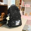 Schoolbag1011 New Korean Style School-Style Backpack for Girls' Middle and High School Large-Capacity School Bag Cute High-Value Lightweight Backpack