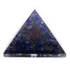 Lapis Lazuli Orgone Pyramid With Healing Crystal Copper Chakra Symbol Meditaton Yoga Energy Generator Home D Cor