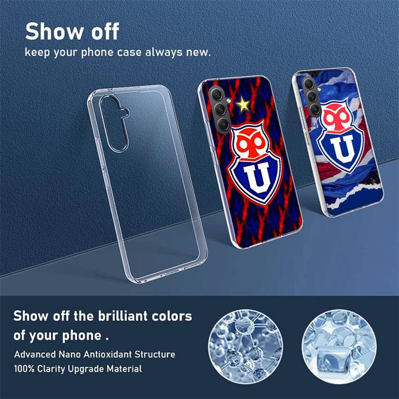 Fondo U. De Chile LOGO Phone Case for Samsung A17 A37 A57 A07 A16 A26 A36 A56 A06 A02S A12 A22 A32 A52S A04S A14 A24 A34 A54 A03