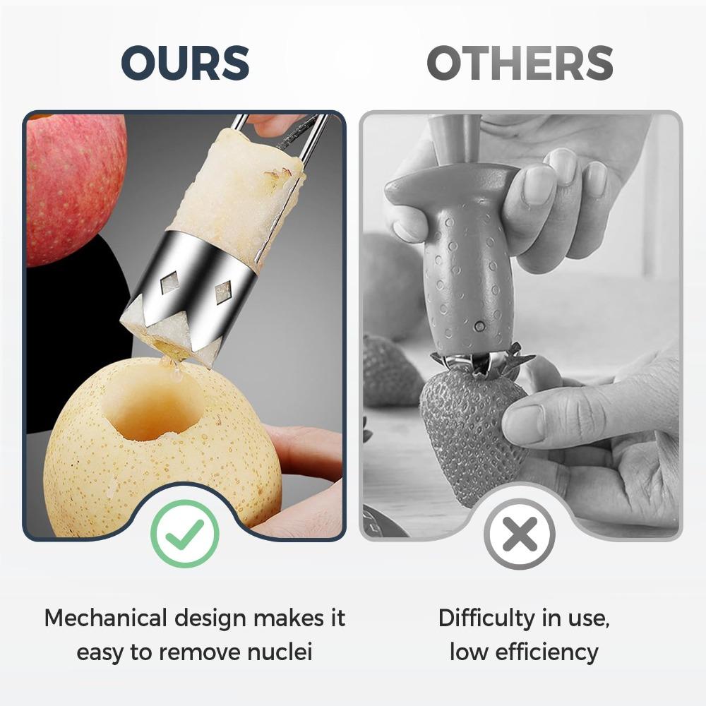 Stainless Steel Fruit Corer Kitchen Accessories Kitchen Gadget Portable Vegetable Corer Tool