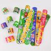 12/24pcs Soccer Slap Bracelets Wristband Kids Birthday Party Favors Pinata Filler Gift Football Theme Party Decoration Supplies
