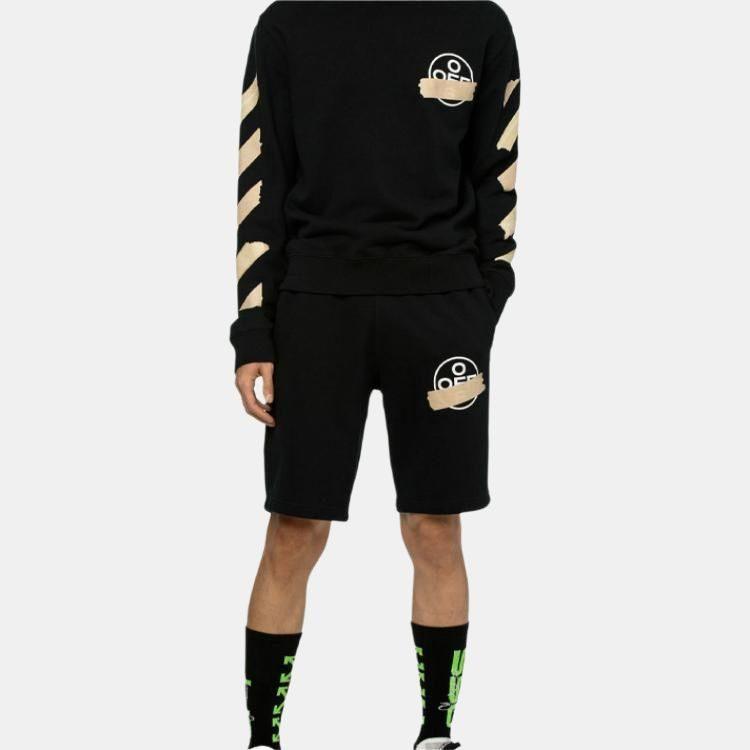 Свитшот OFF WHITE с диагональными стрелками OMBA025R20E300021048