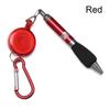 Pull Rope Stationery Ring Lanyard Neutral Pen Writing Tools Ballpoint Pen Easy Pull Buckle Pen