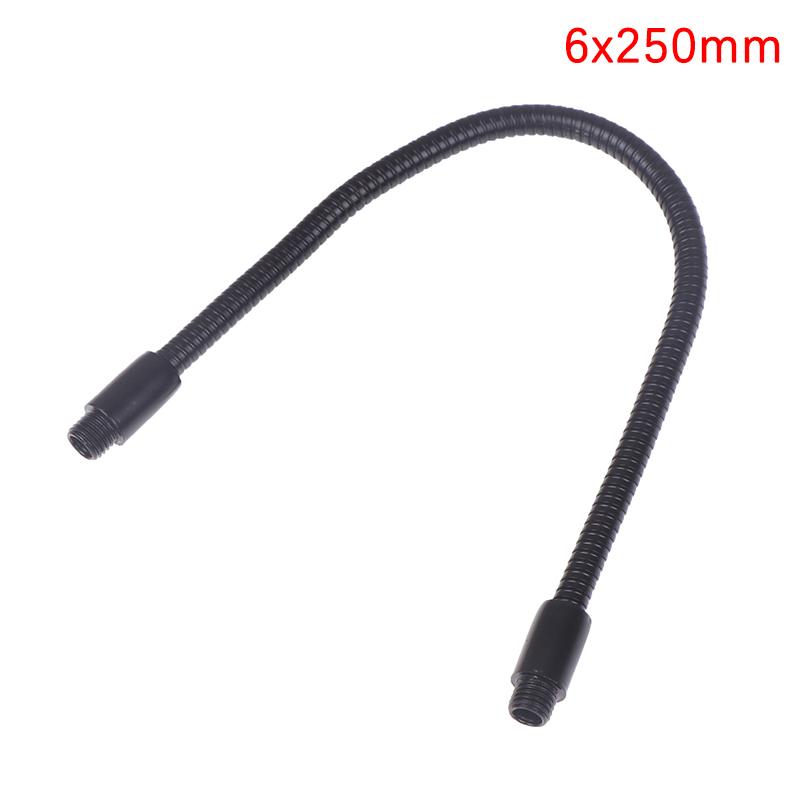 1Pc Led Gooseneck Metal Hose Dia 6Mm Bendable Diy Black Shaping Universal Soft Tube For Table Lamp Spotlight Floor Lamp