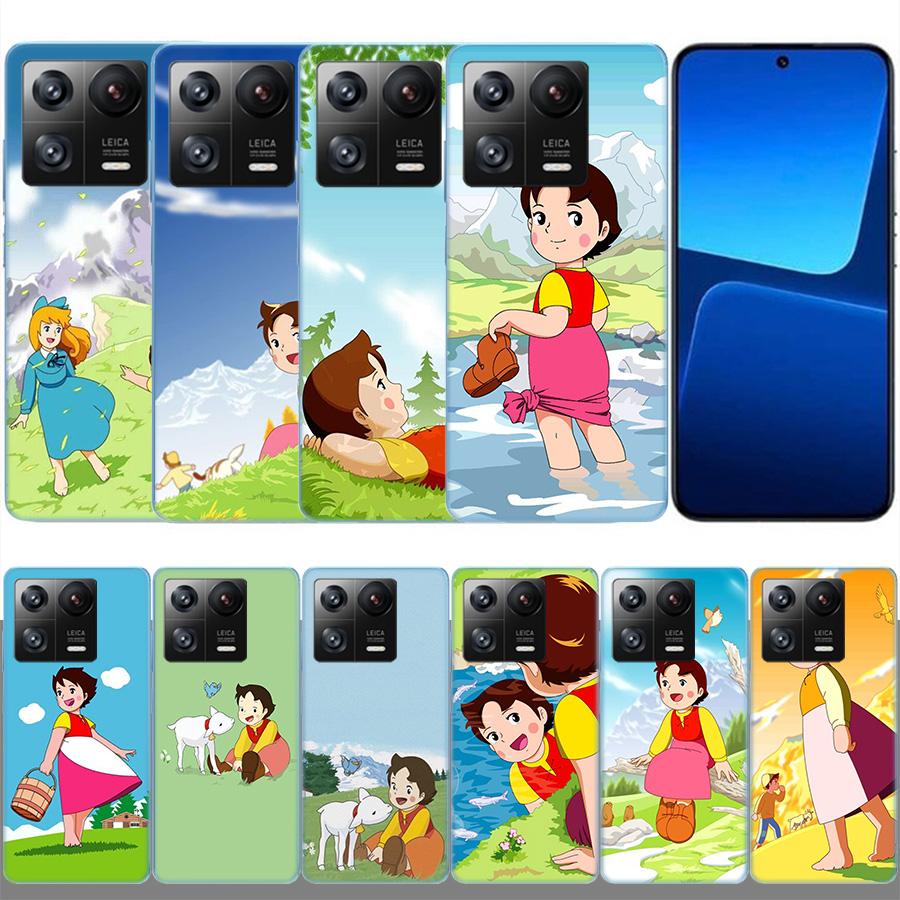 Heidi Cartoon Phone Case For Xiaomi Poco F7 Ultra X7 X6 M8 M7 M6 M4 M3 Pro X4 Mi 15 15T 14 14T 12T 12S 10T Pro 12 11 Lite Cover