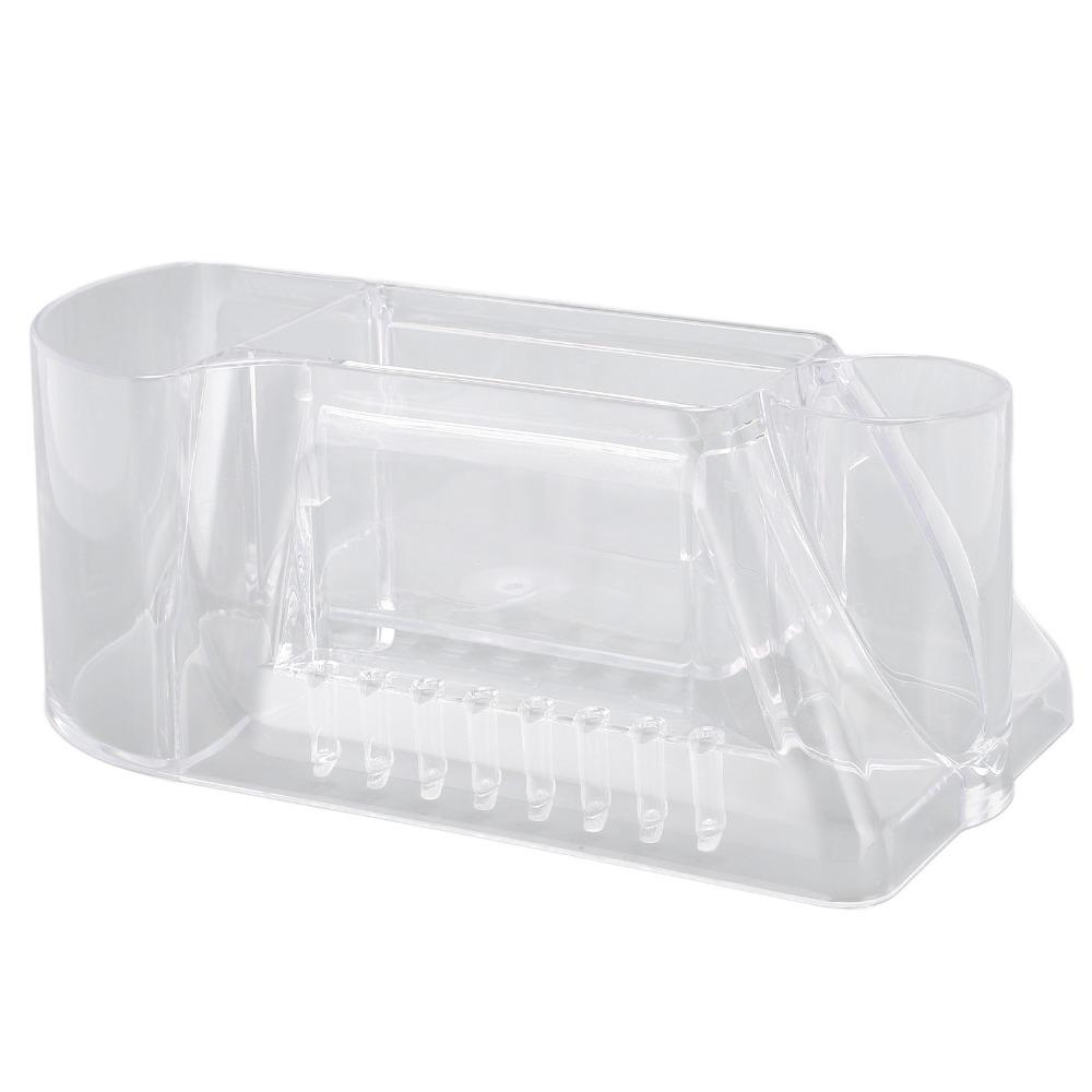 Transparent Multifunctional Nail Drill Stand Nail Grinding Bits Classified Placement