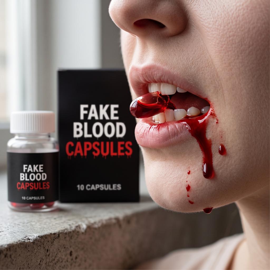 Halloween Fake Blood for Special Effects Makeup, Costume Accessories, Role Play and Wound Simulation